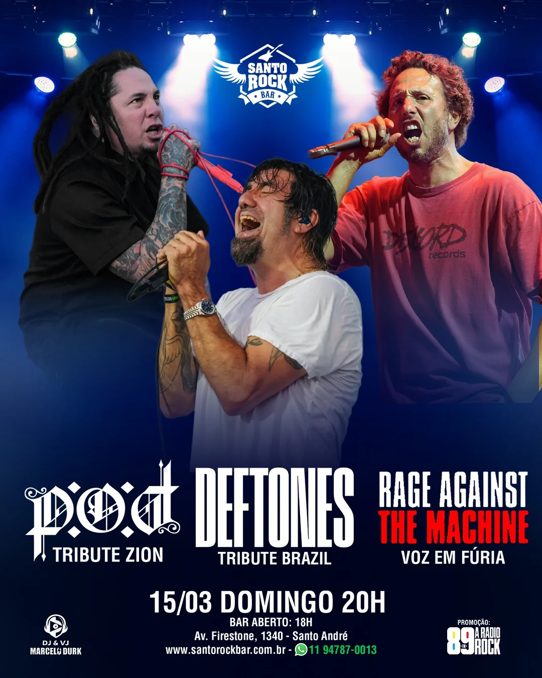 DEFTONES/P.O.D/RAGE AGAINST THE MACHINE