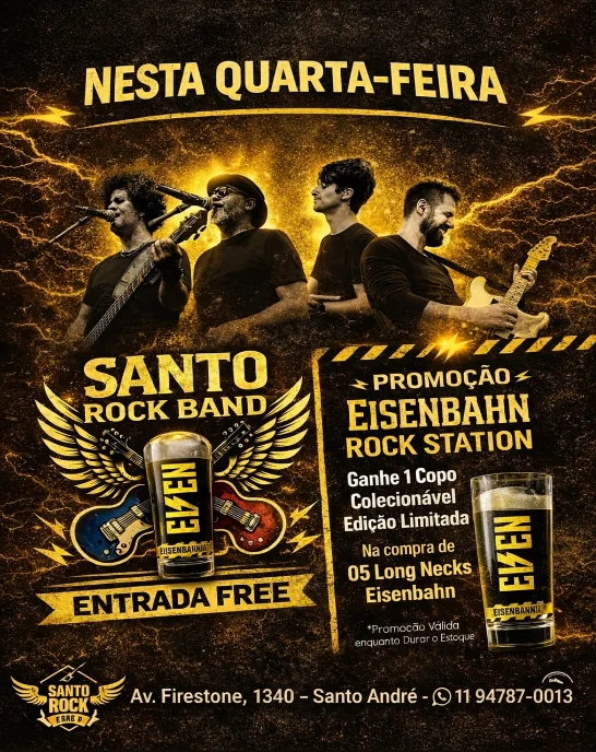 SANTO ROCK BAND - EISENBAH ROCK TOUR
