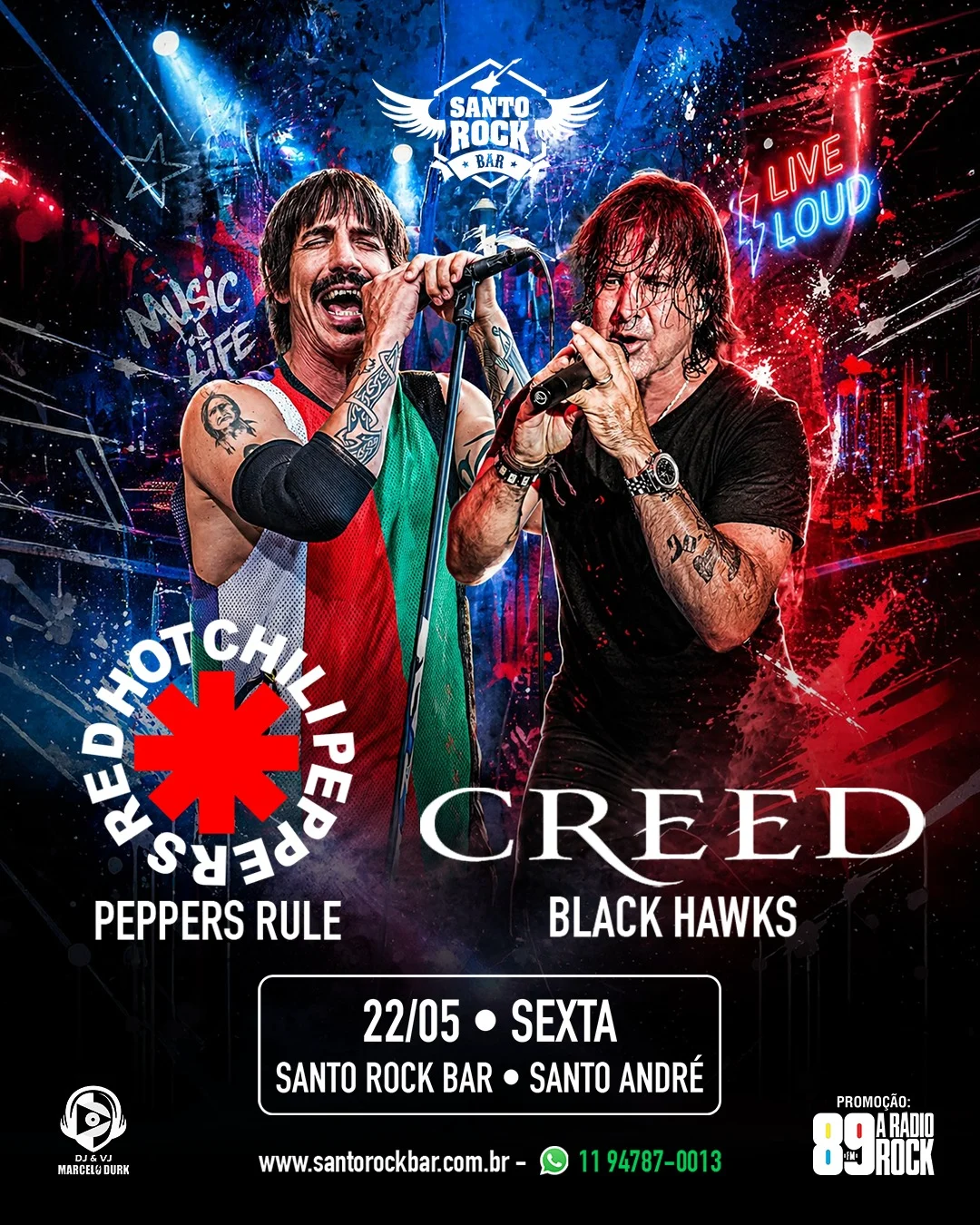 CREED E RED HOT