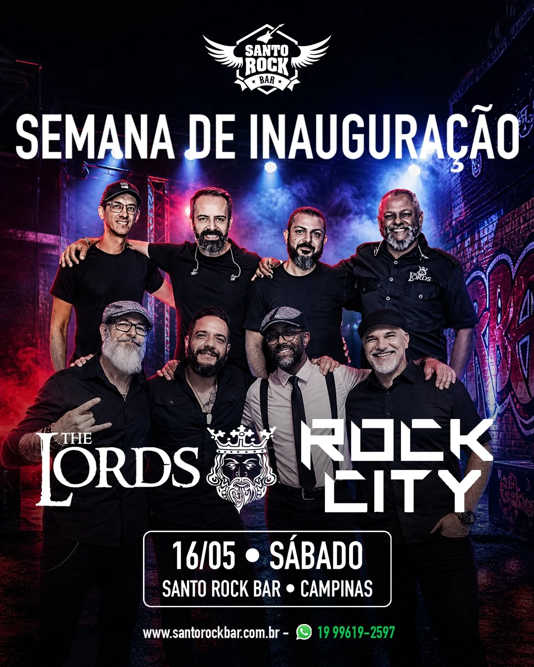 BANDA ROCK CITY E BANDA THE LORDS