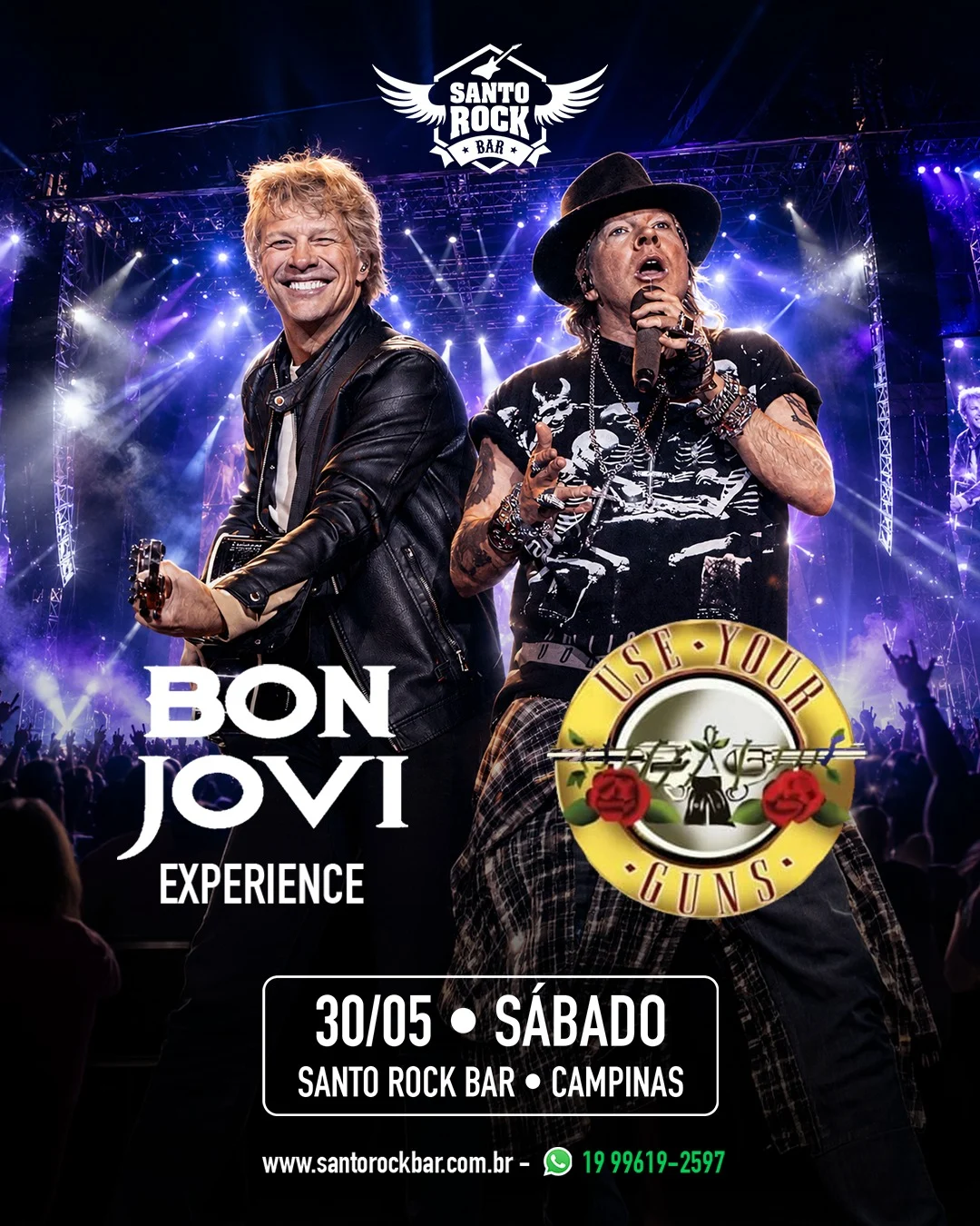 GUNS N ROSES E BON JOVI