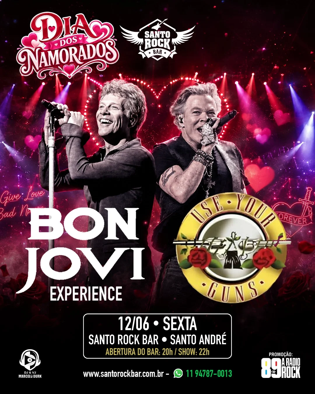BON JOVI E GUNS N ROSES