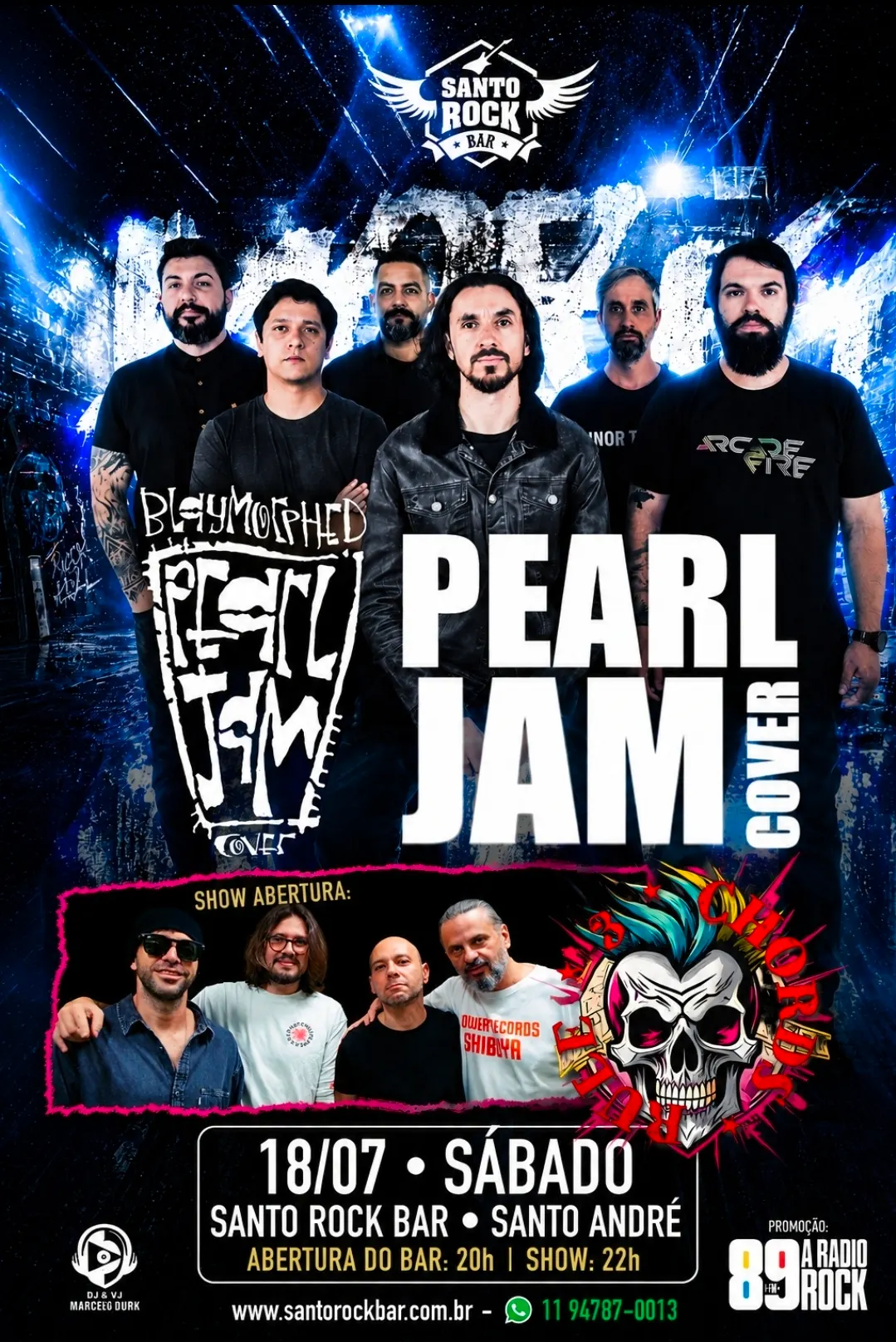 PEARL JAM cover BLAYMORPHED / Abertura 3 Chord Rule