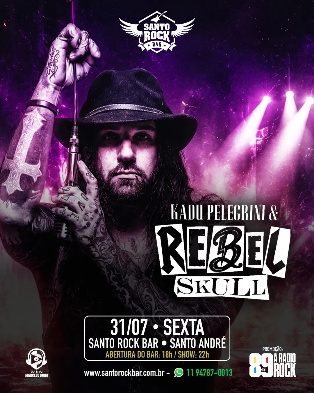 REBEL SKULL com Kadu Pelegrini