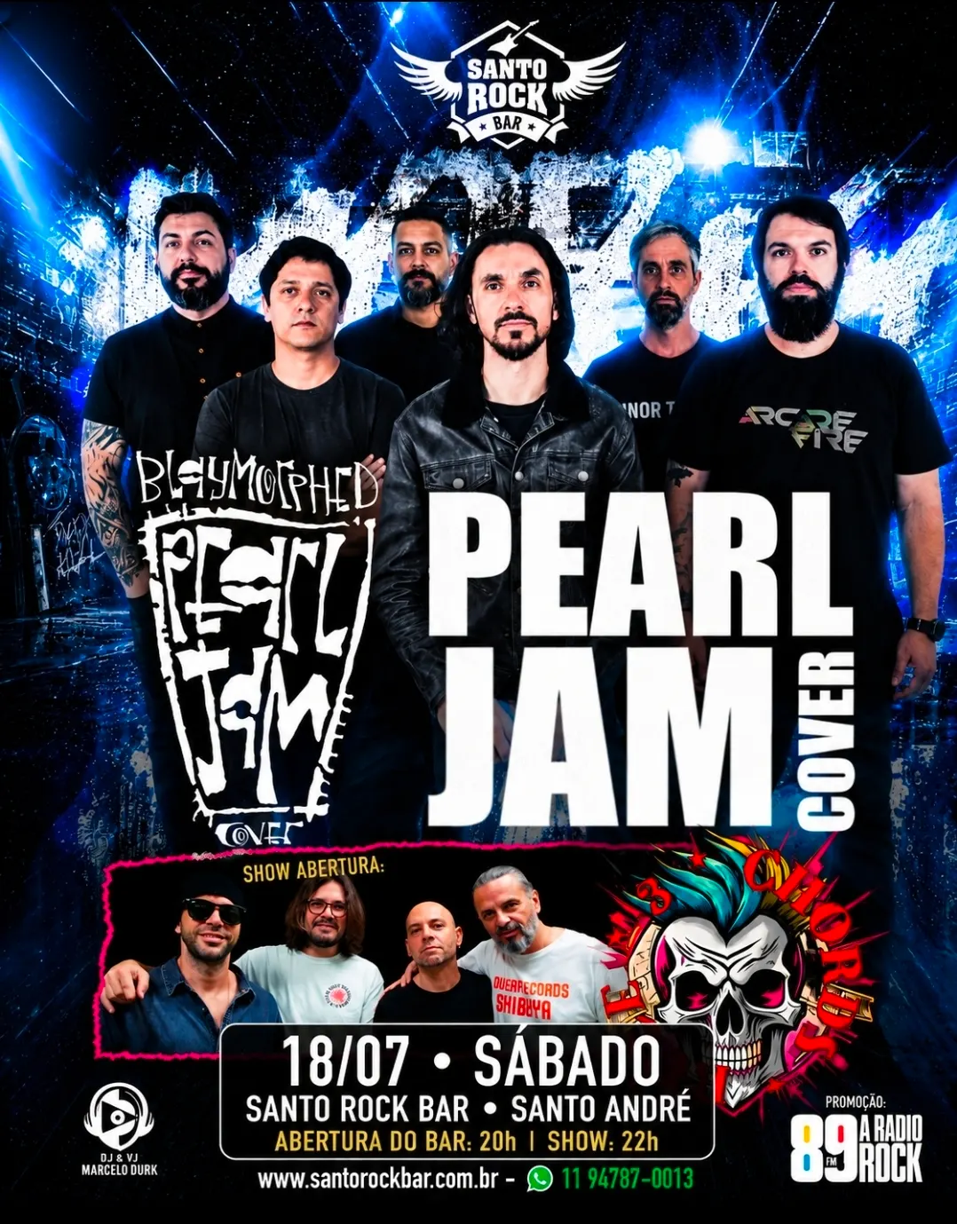 PEARL JAM cover BLAYMORPHED / Abertura 3 Chord Rule