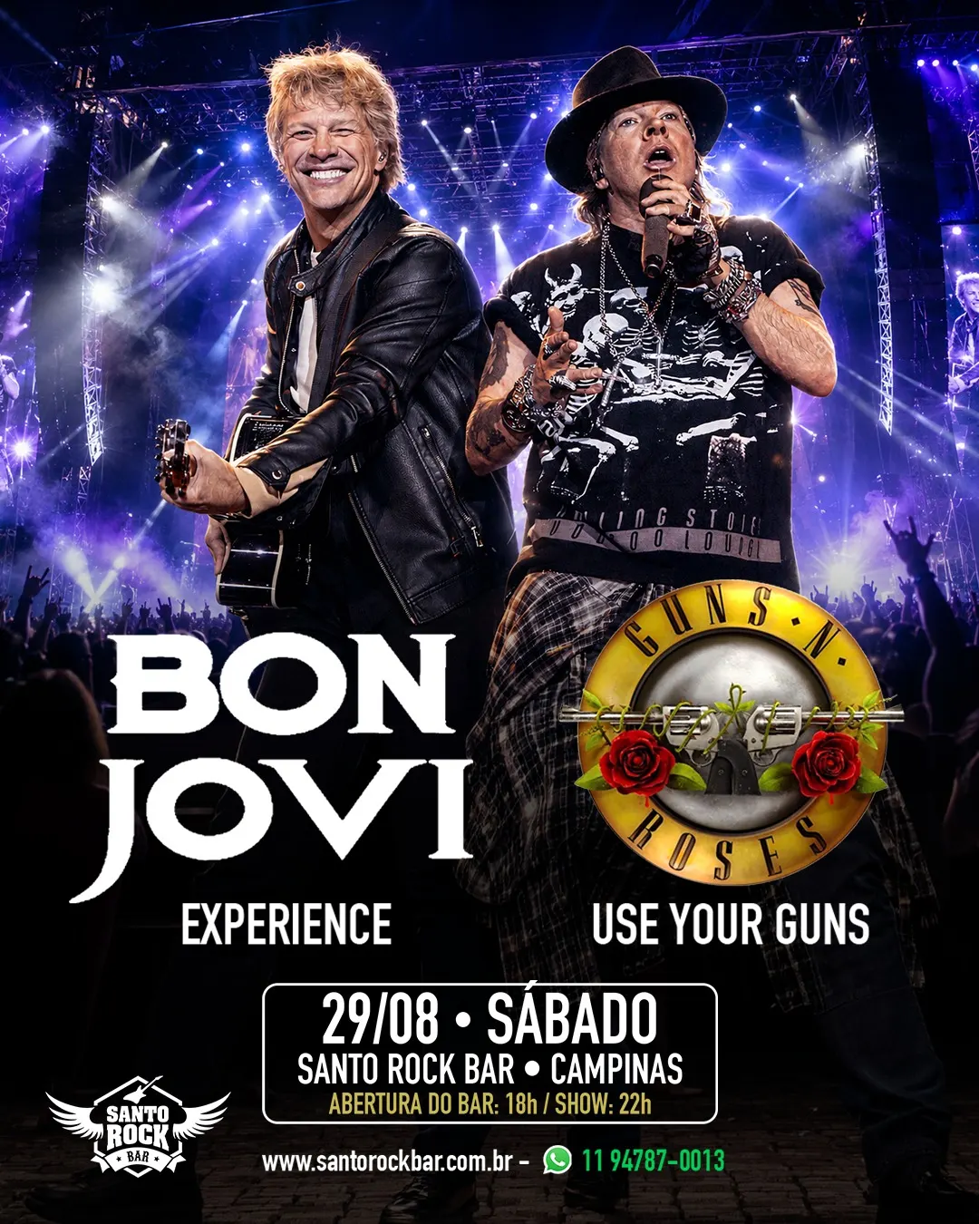 GUNS N ROSES E BON JOVI