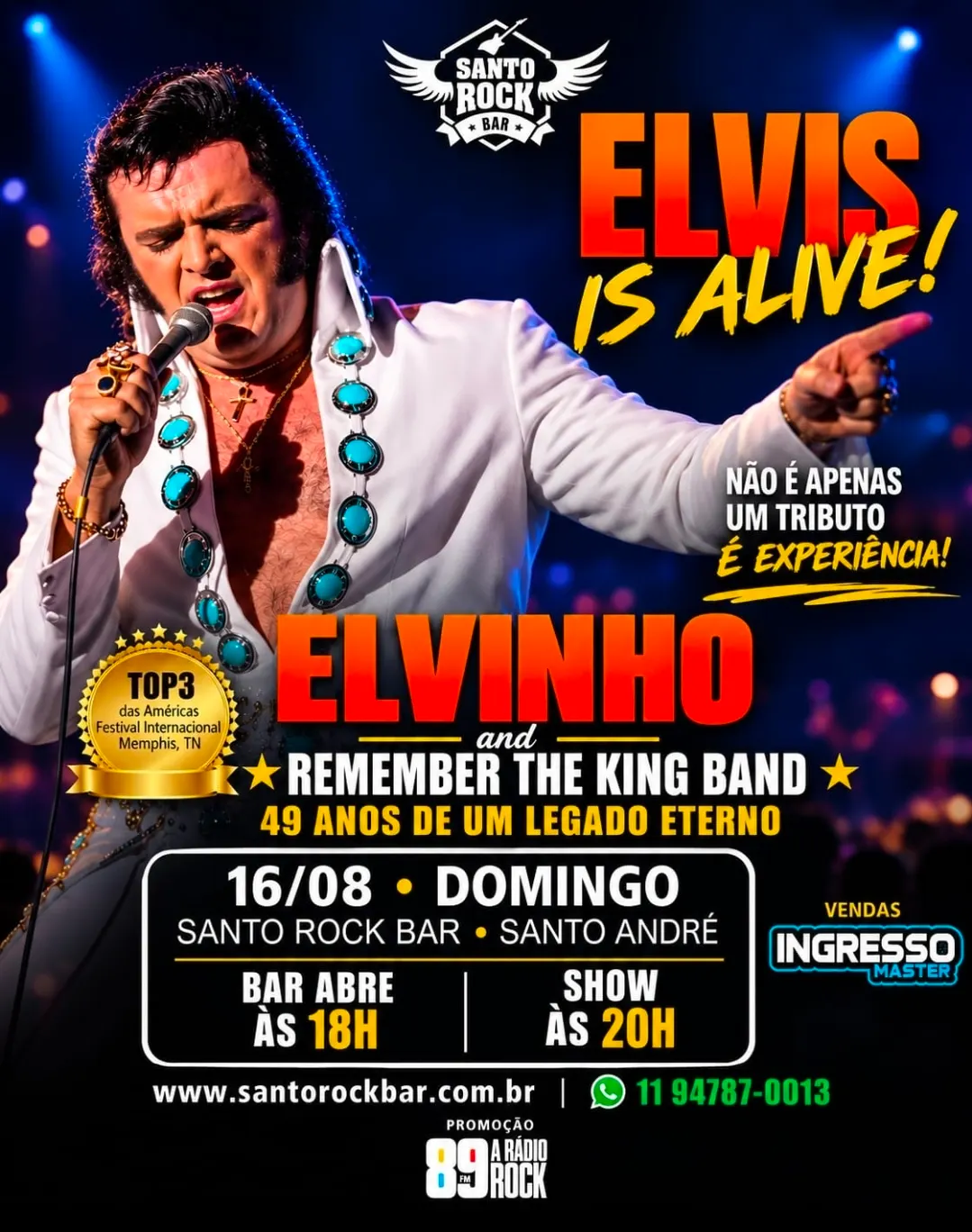 ELVIS is a Live com Elvinho