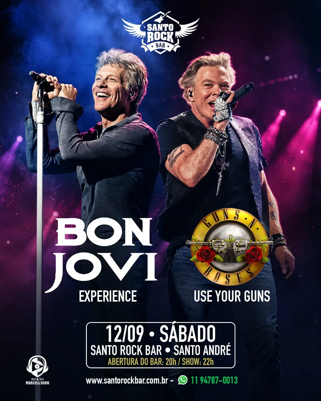 BON JOVI E GUNS N ROSES