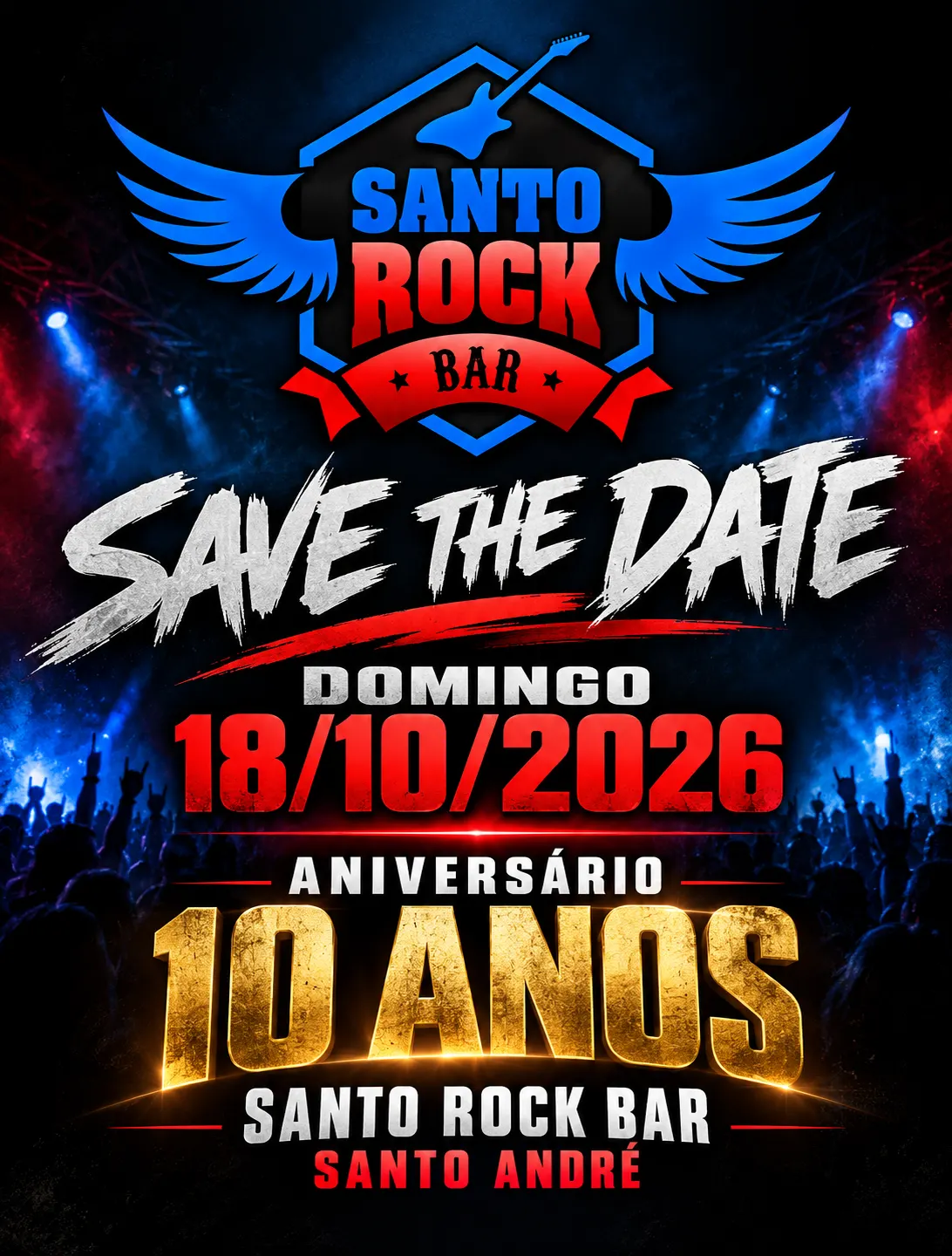 10 ANOS SANTO ROCK BAR / THE LORDS//CROSSBAR//ROCK FOREVER